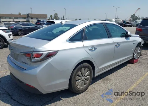 2017 Hyundai Sonata Hybrid Se из США, поврежденный, VIN KMHE24L16HA048762